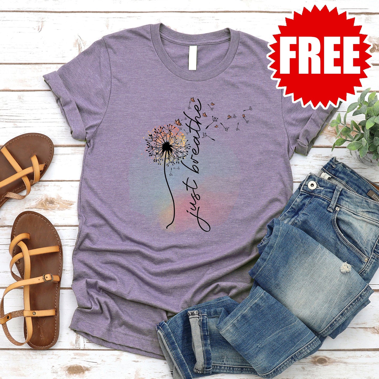 Just Breathe Tee - 0 Style002