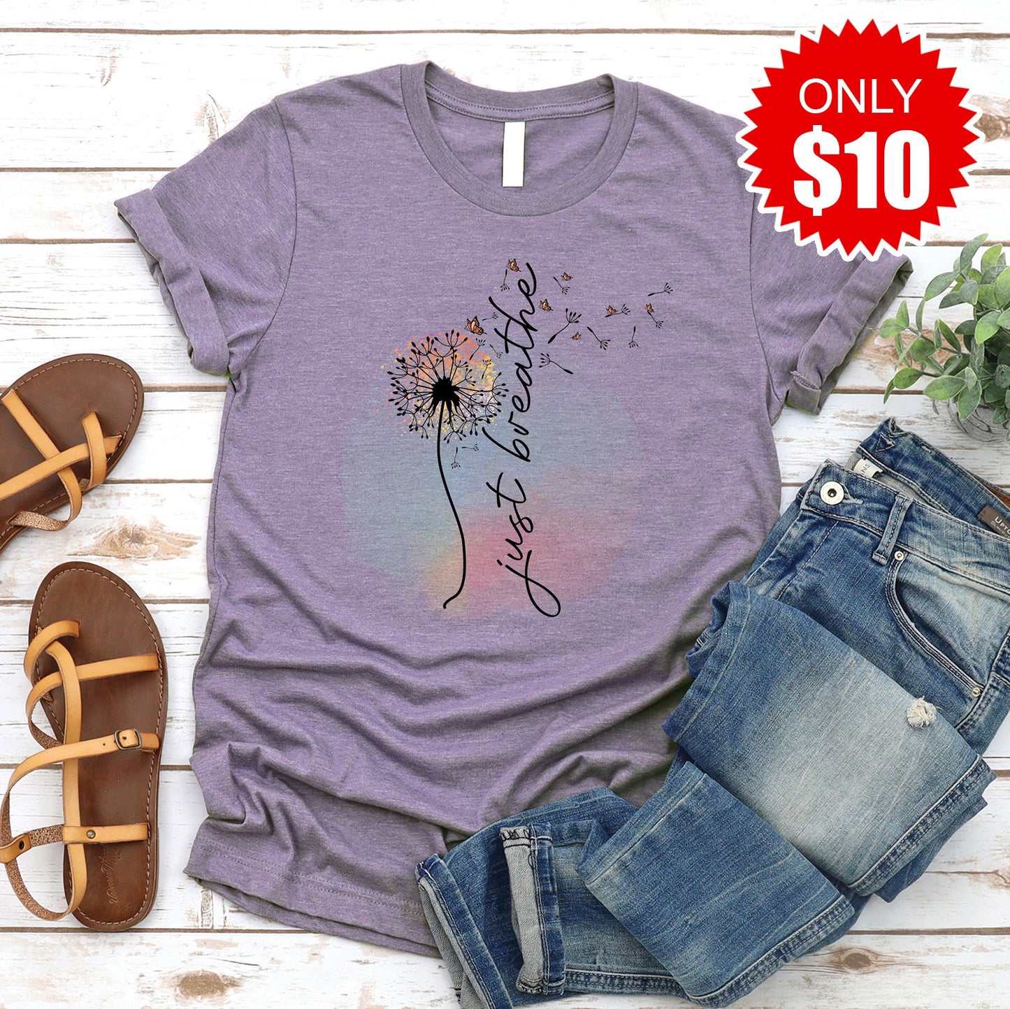 Just Breathe Tee - 10