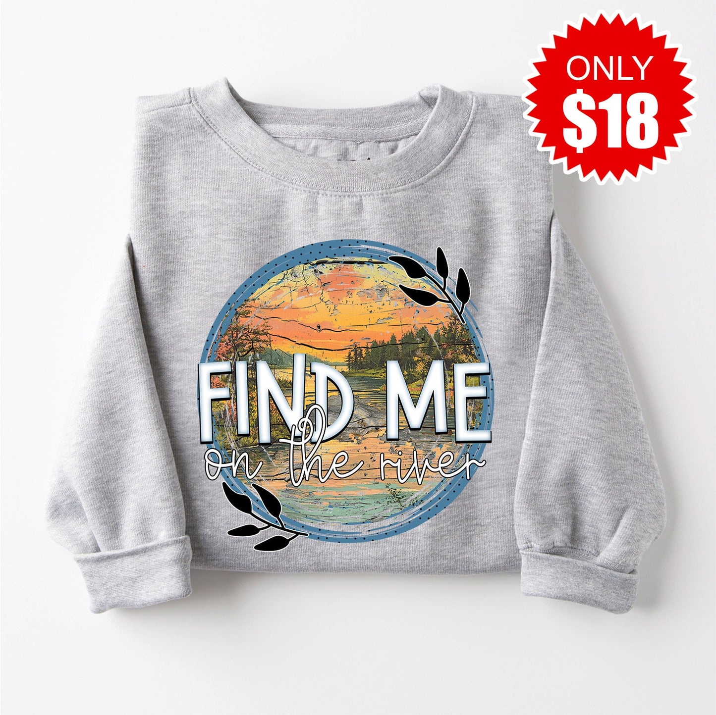 Find Me Sweatshirt - Heather Grey - 18