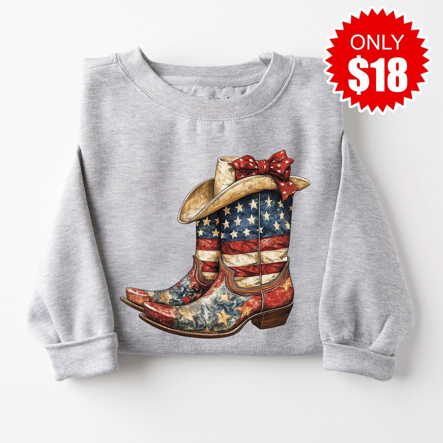 Boots Sweatshirt - Heather Grey - 18