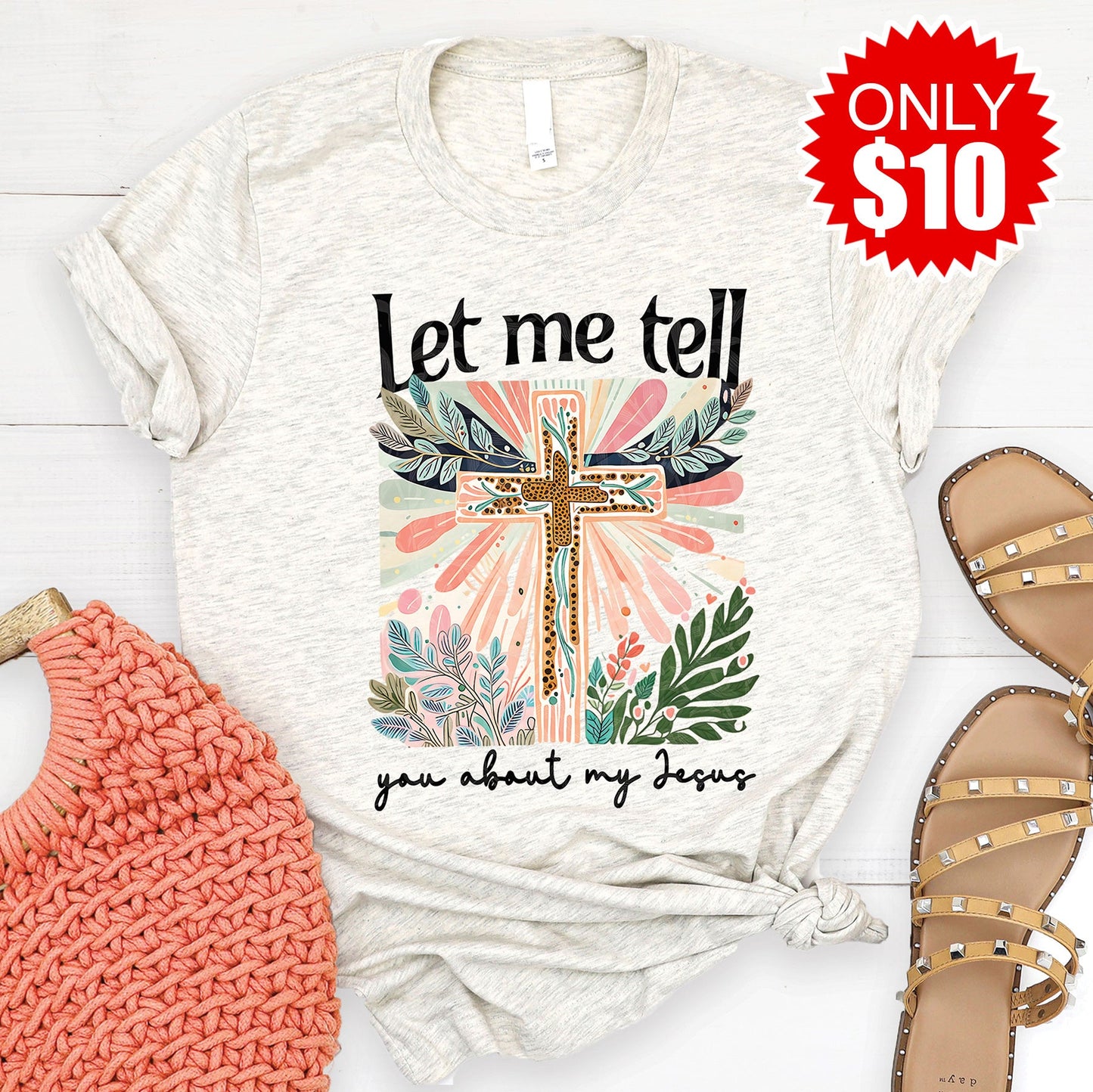 Let Me Tell You Tee - Heather Oatmeal