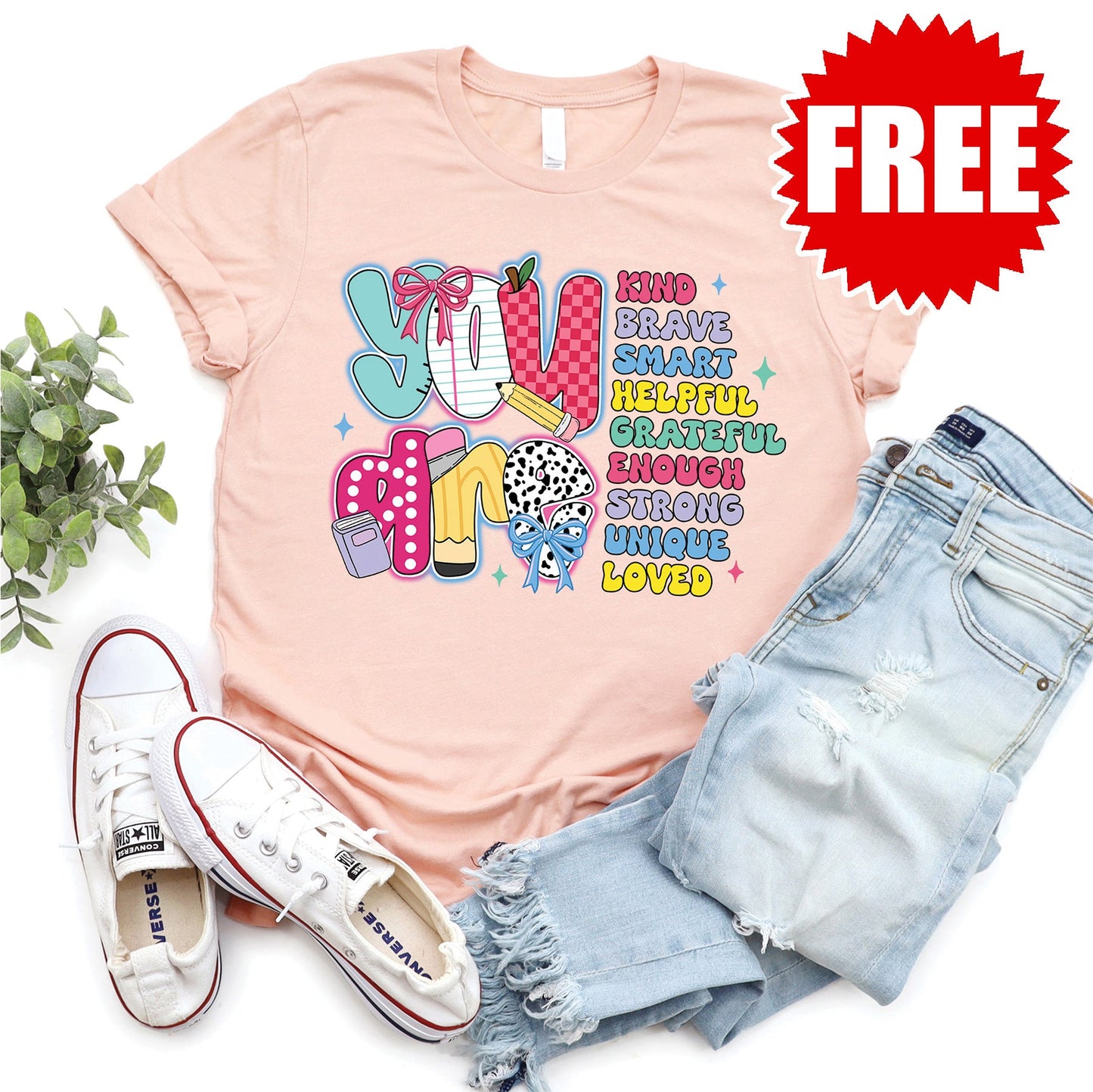 You Are Tee - Heather Peach - 0