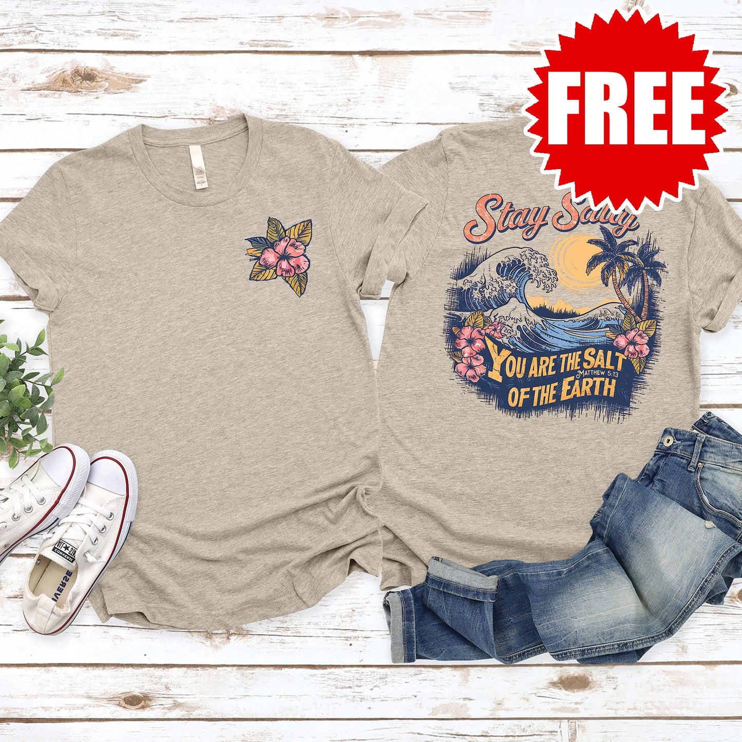You Are The Salt Tee - Heather Stone - 0