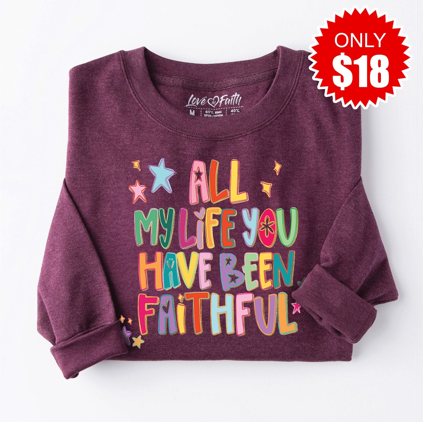 All My Life Sweatshirt - Heather Sugar Plum - 18