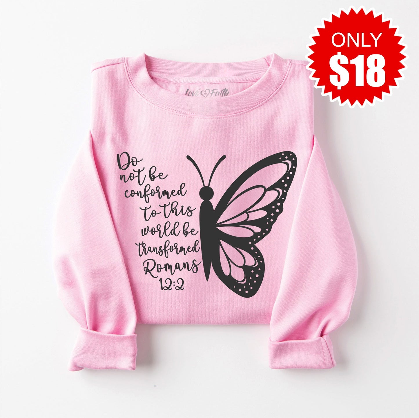 Do Not Be Conformed Sweatshirt - Heather Bubble Gum - 18