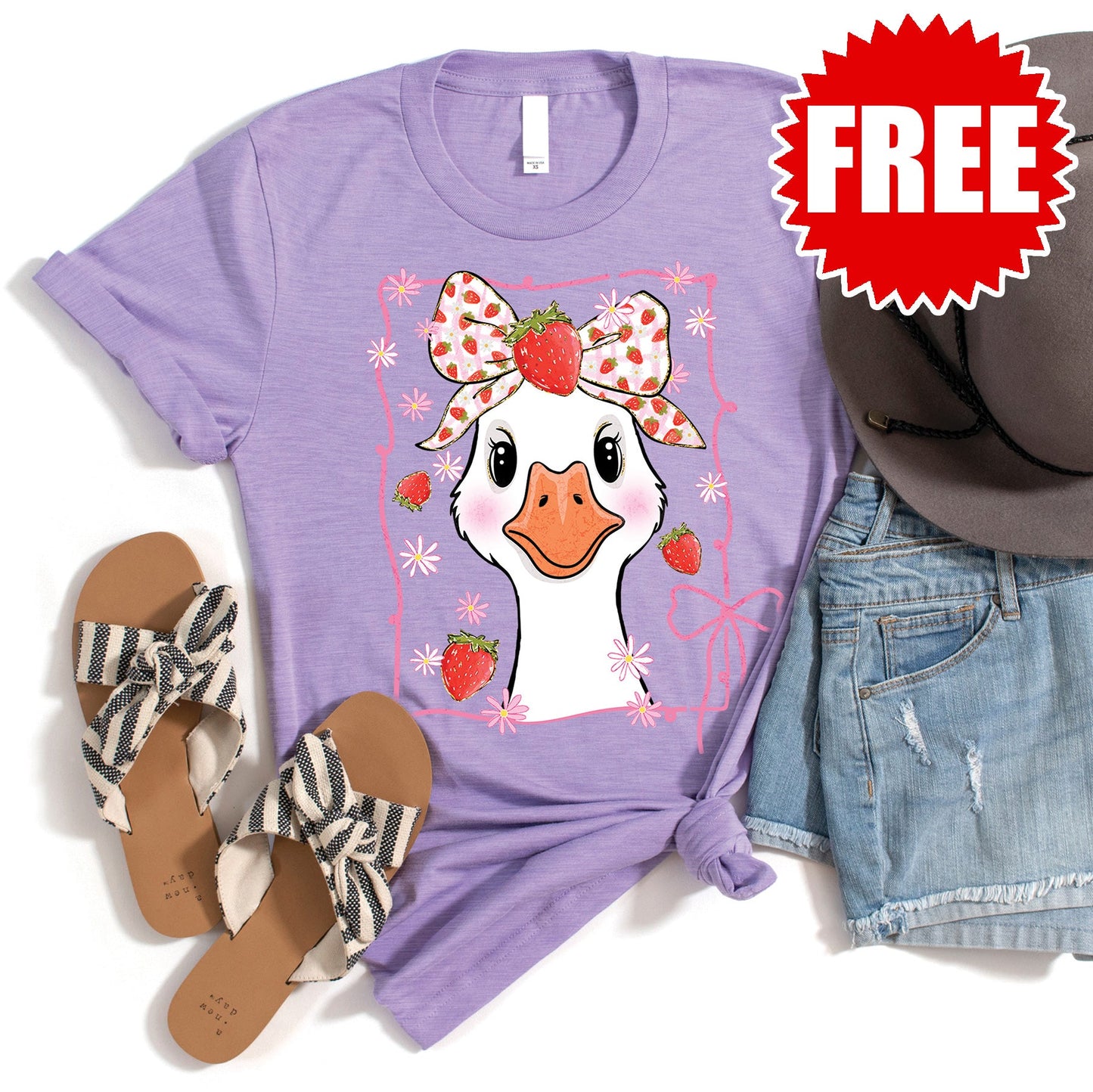Duck Tee - Heather Dark Lavender - 0