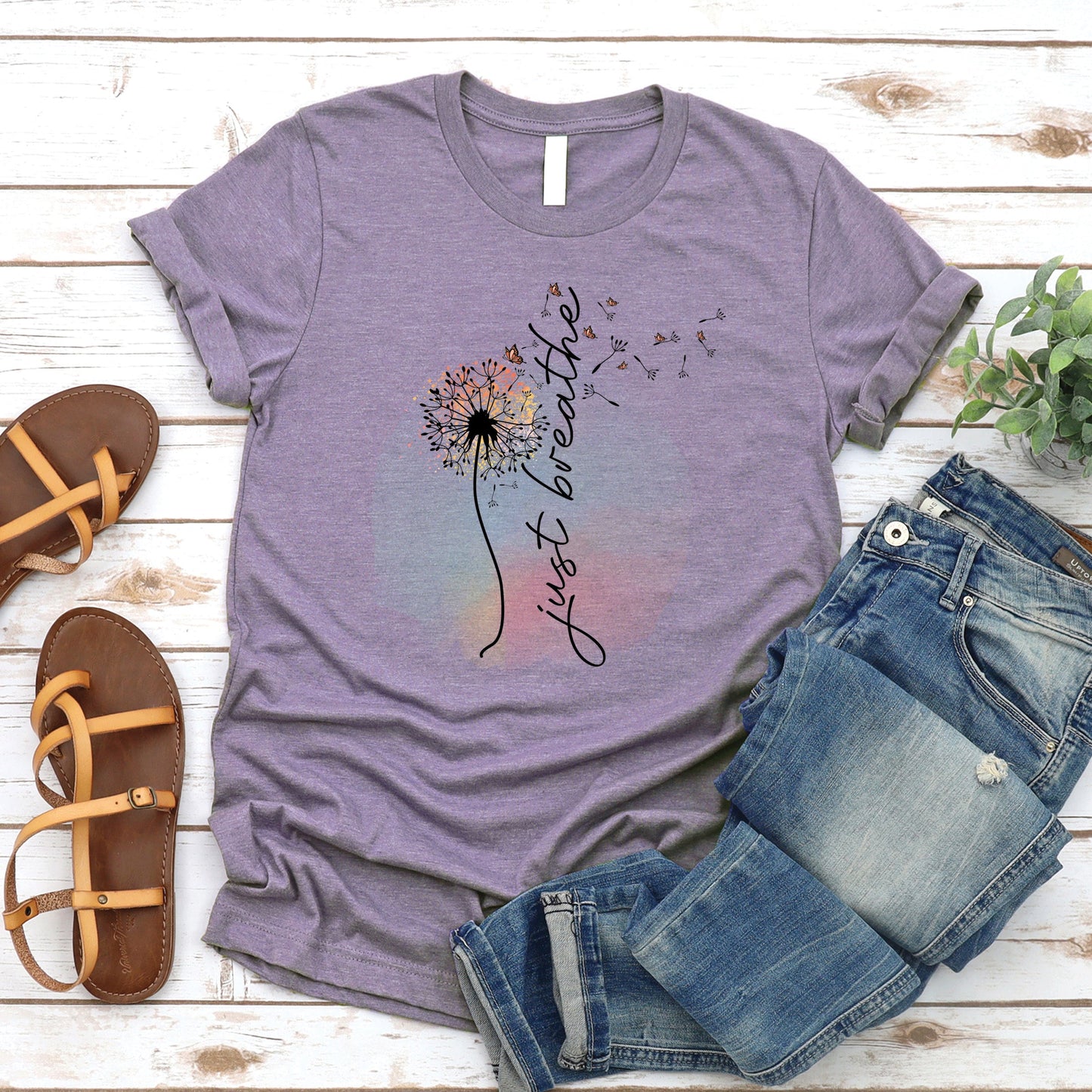 Just Breathe Tee Style002
