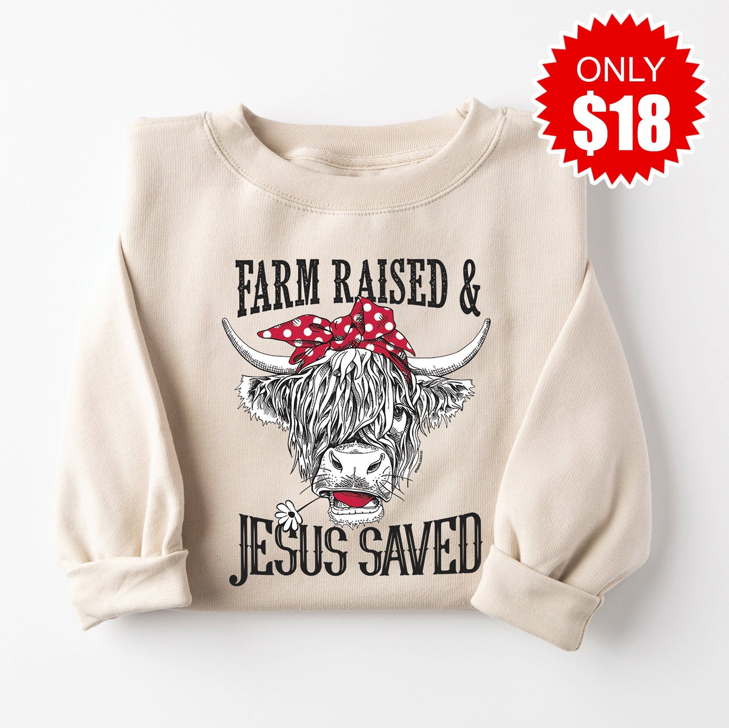 Farm Raised Sweatshirt - Heather Dust - 18