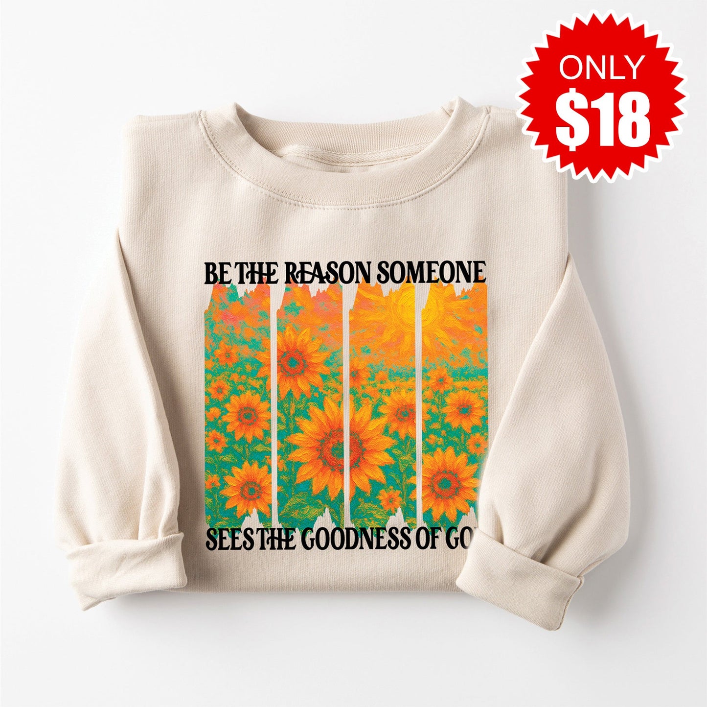 Be The Reason Sweatshirt - Heather Dust - 18