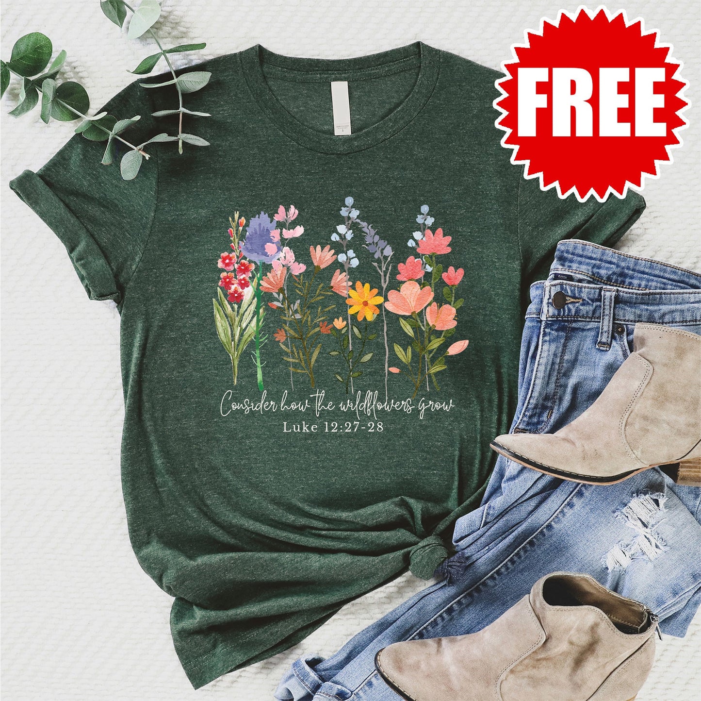 Wild Flowers Grow Tee - 0 Style001
