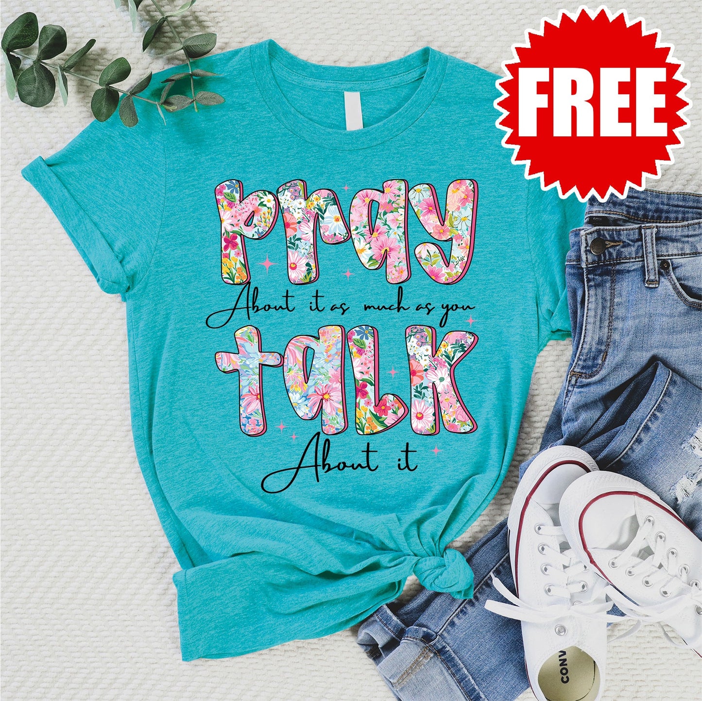Pray and Talk Tee - Heather Jade - 0
