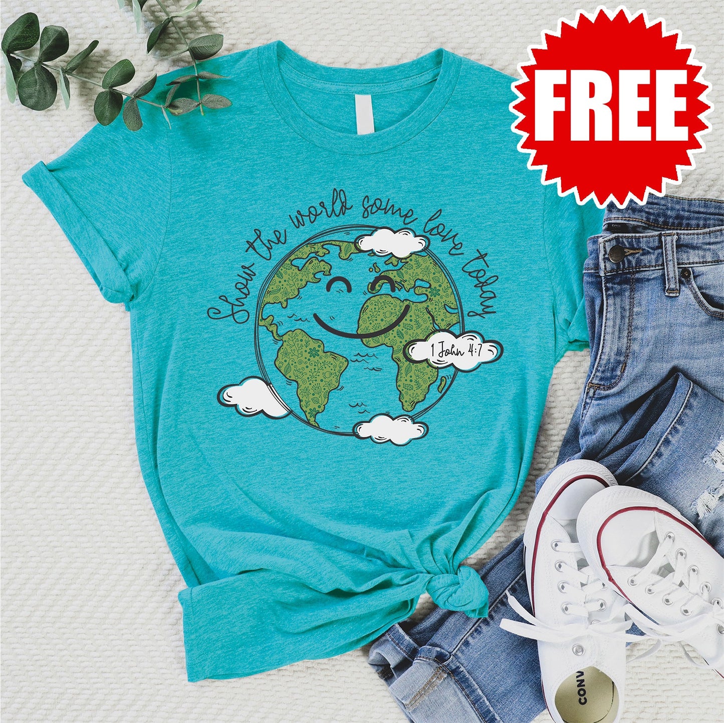 Show the World Some Love Tee - Heather Jade - FREE