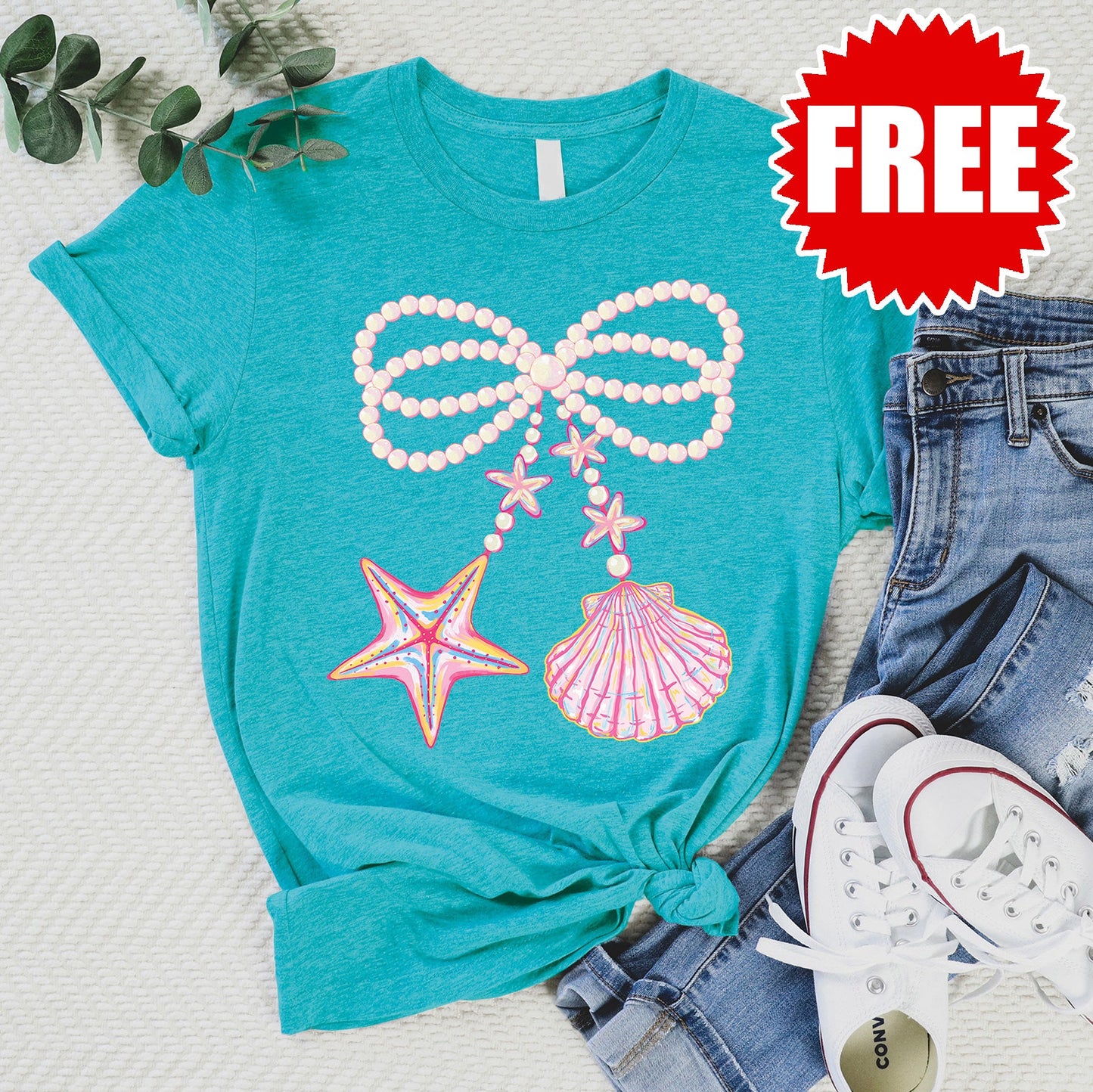 Shells and Pearls Tee - Heather Jade - 0
