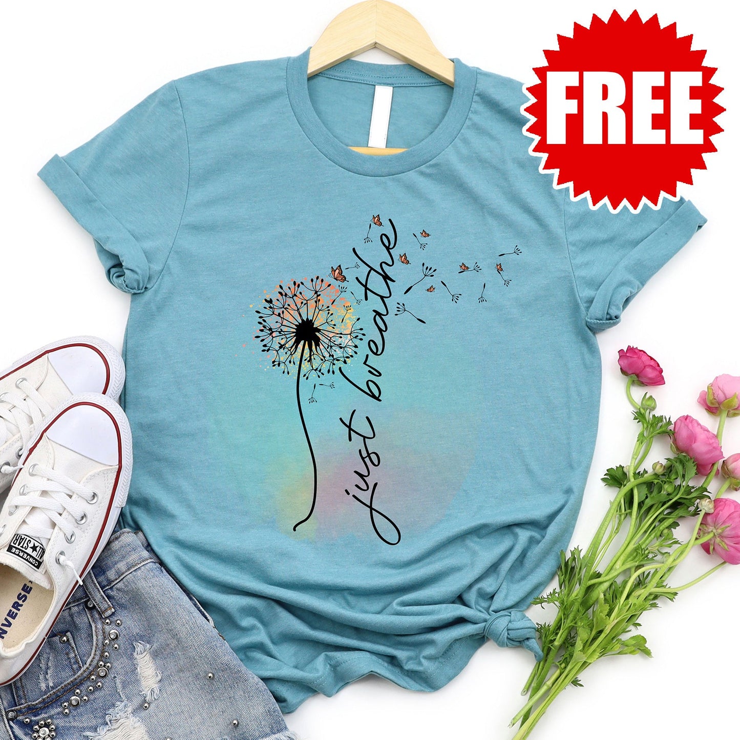 Just Breathe Tee - 0 Style001