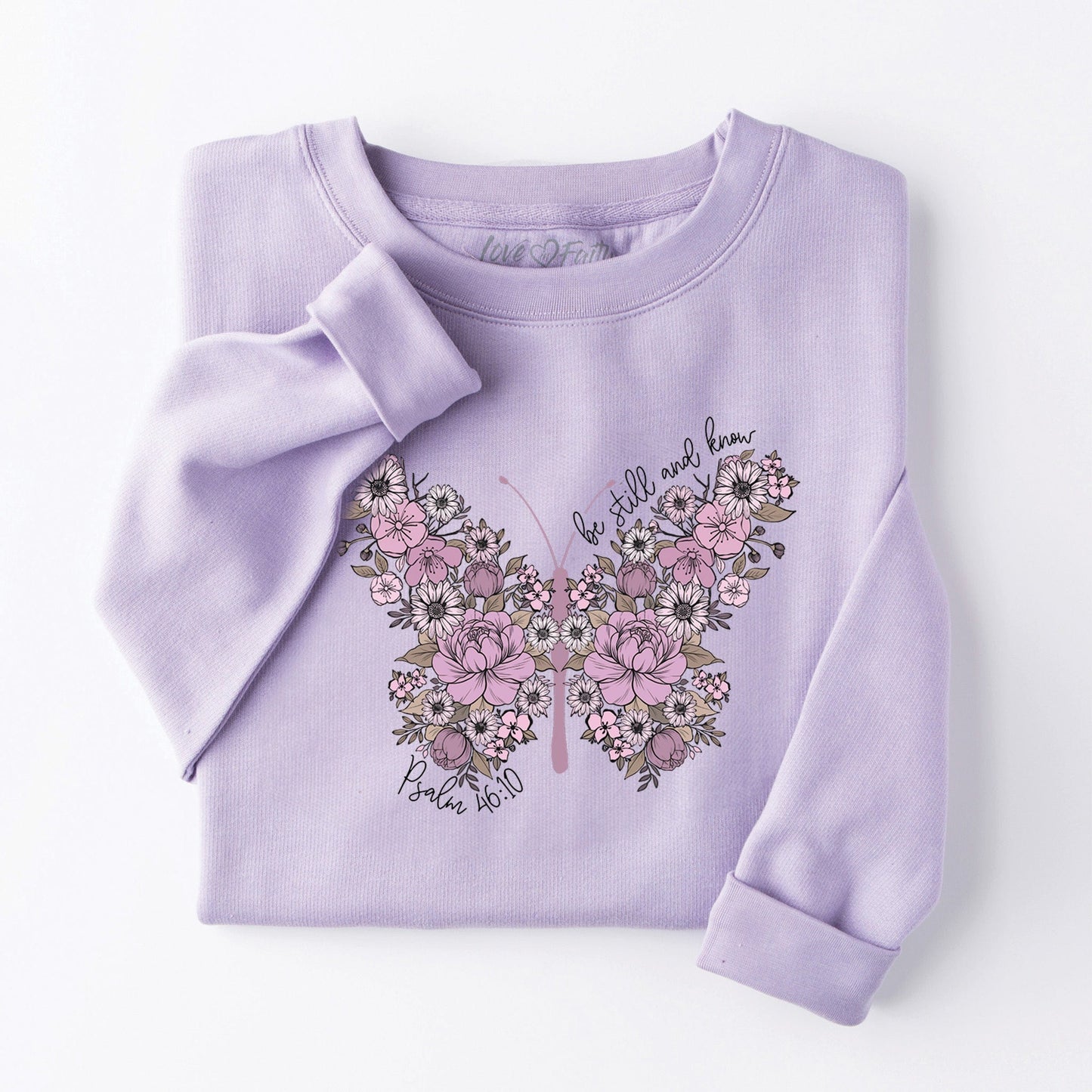 Be Still Butterfly Sweatshirt - 18