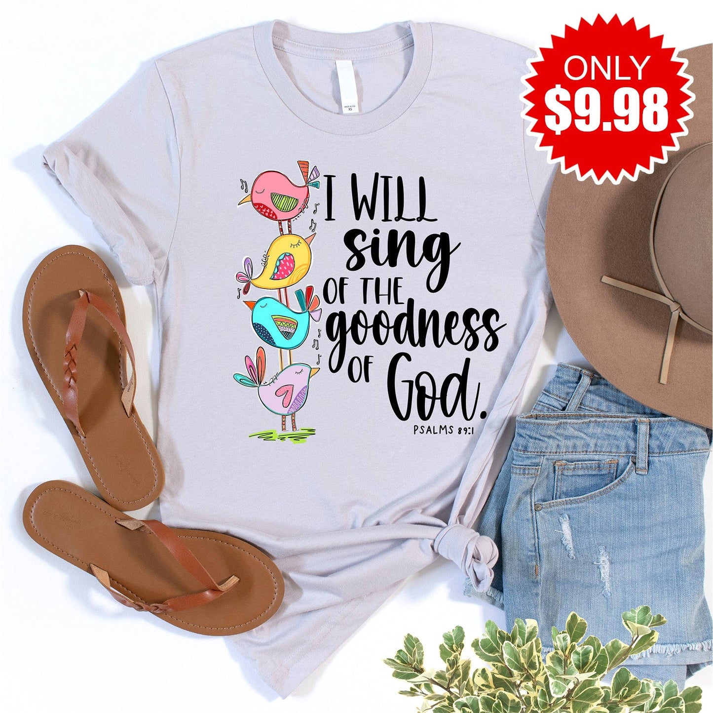 I Will Sing Of The Goodness Of God Tee - 9