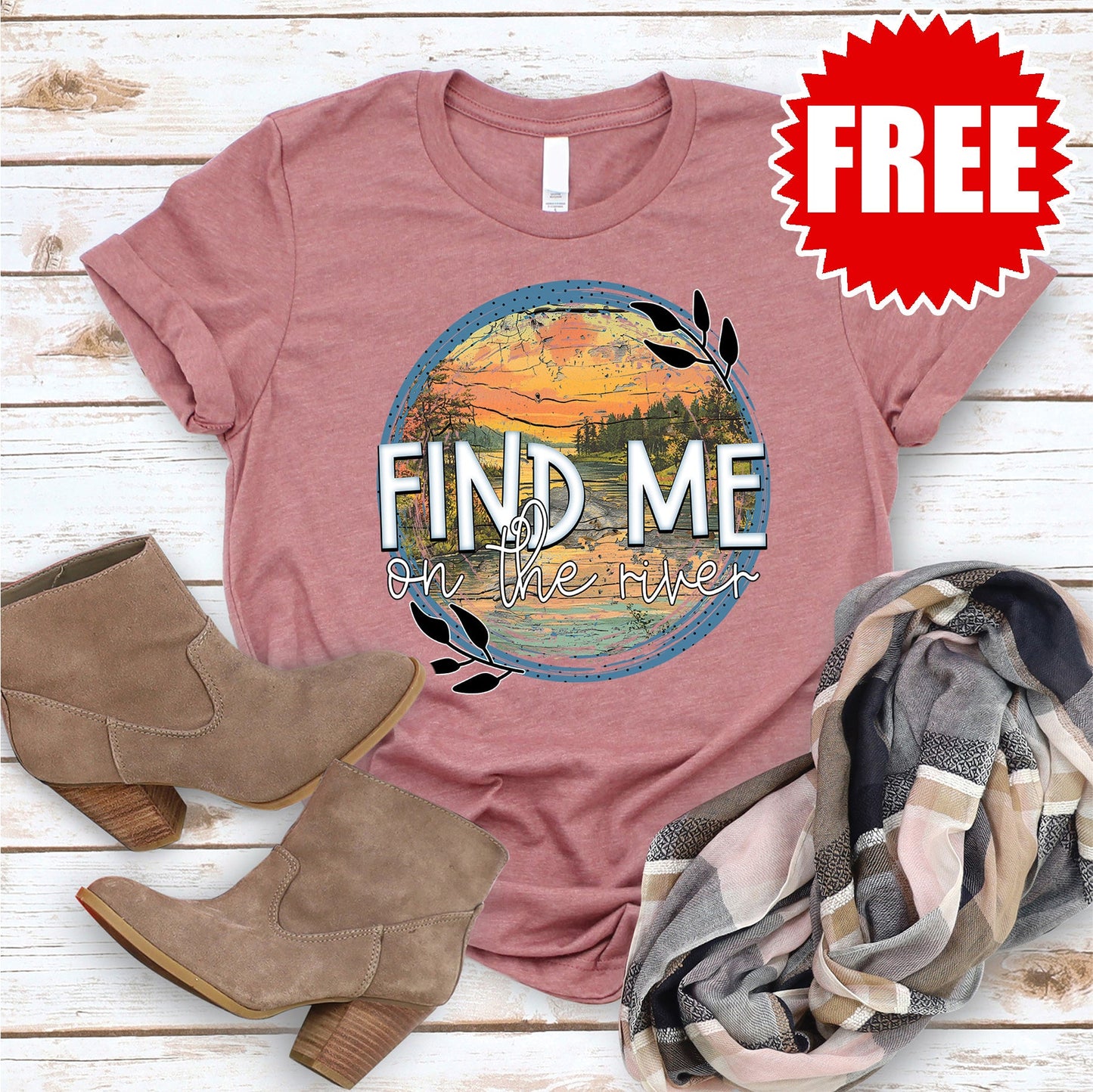 Find Me Tee - Heather Mauve - 0