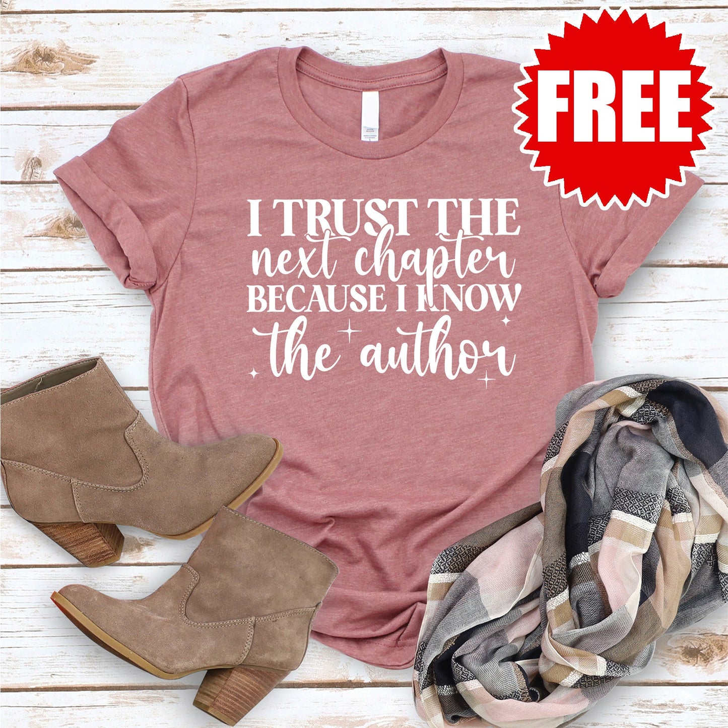 Next Chapter Tee - Heather Mauve - 0