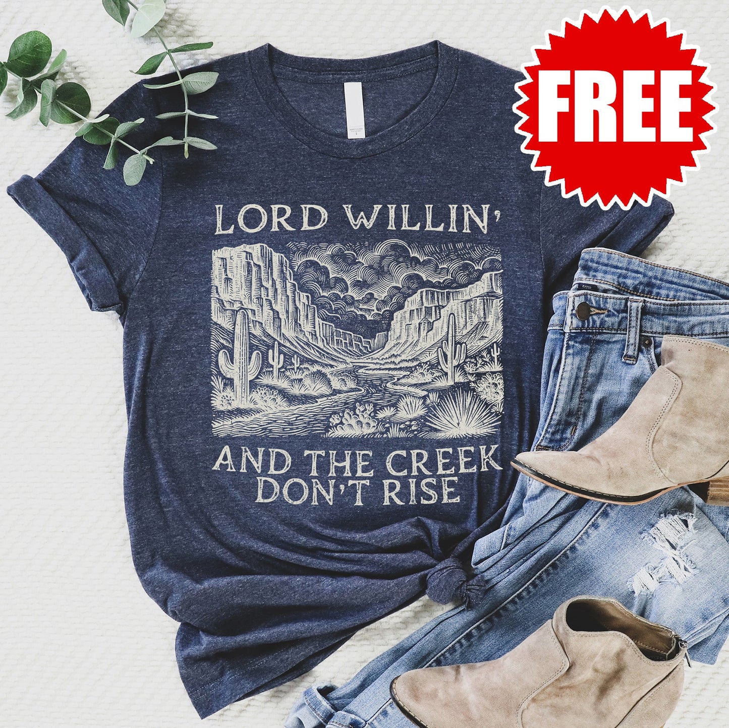 Lord Willin Tee - Heather Navy - 0