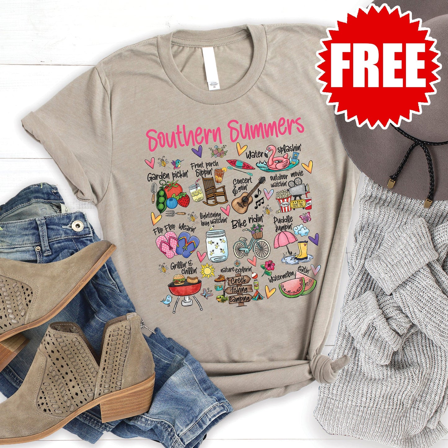 Southern Summers Tee - 0