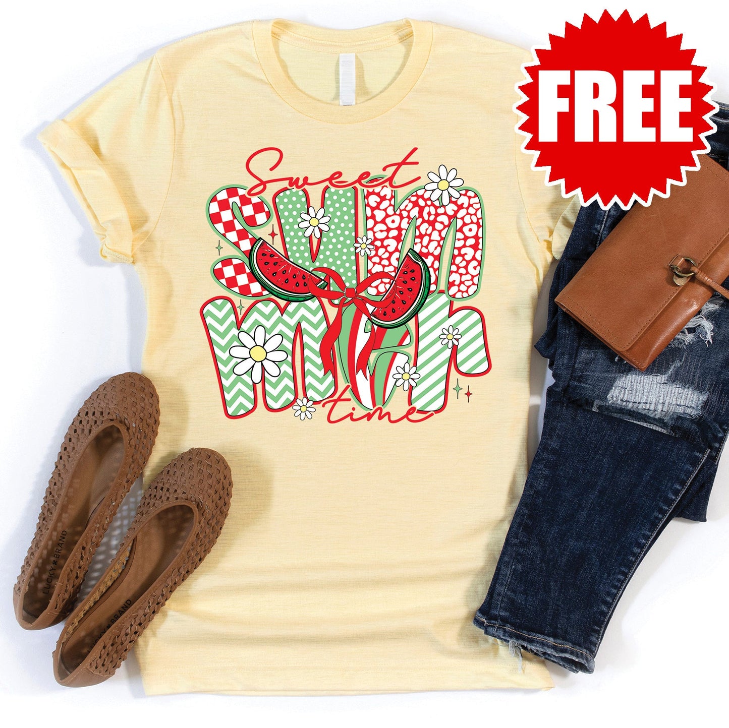 Sweet Summer Tee - Heather Lemonade - 0 Style001
