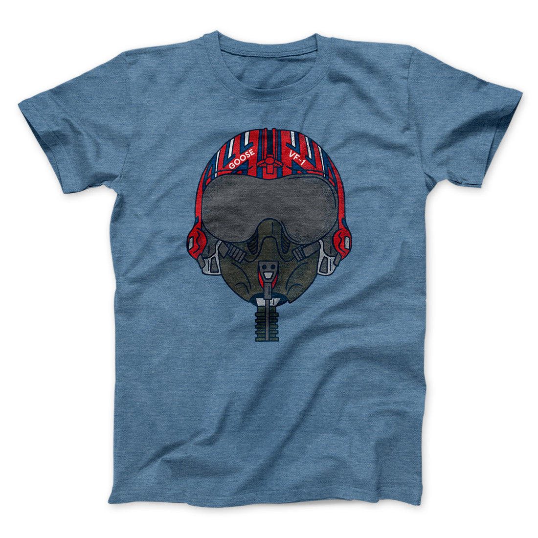 Goose Helmet Funny Movie Men/Unisex T-Shirt