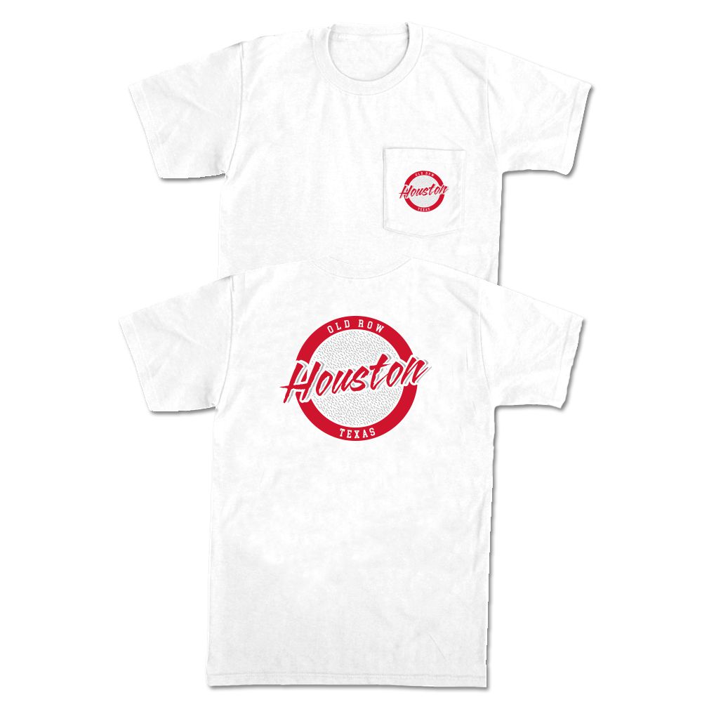 Houston, Texas Circle Logo Pocket Tee