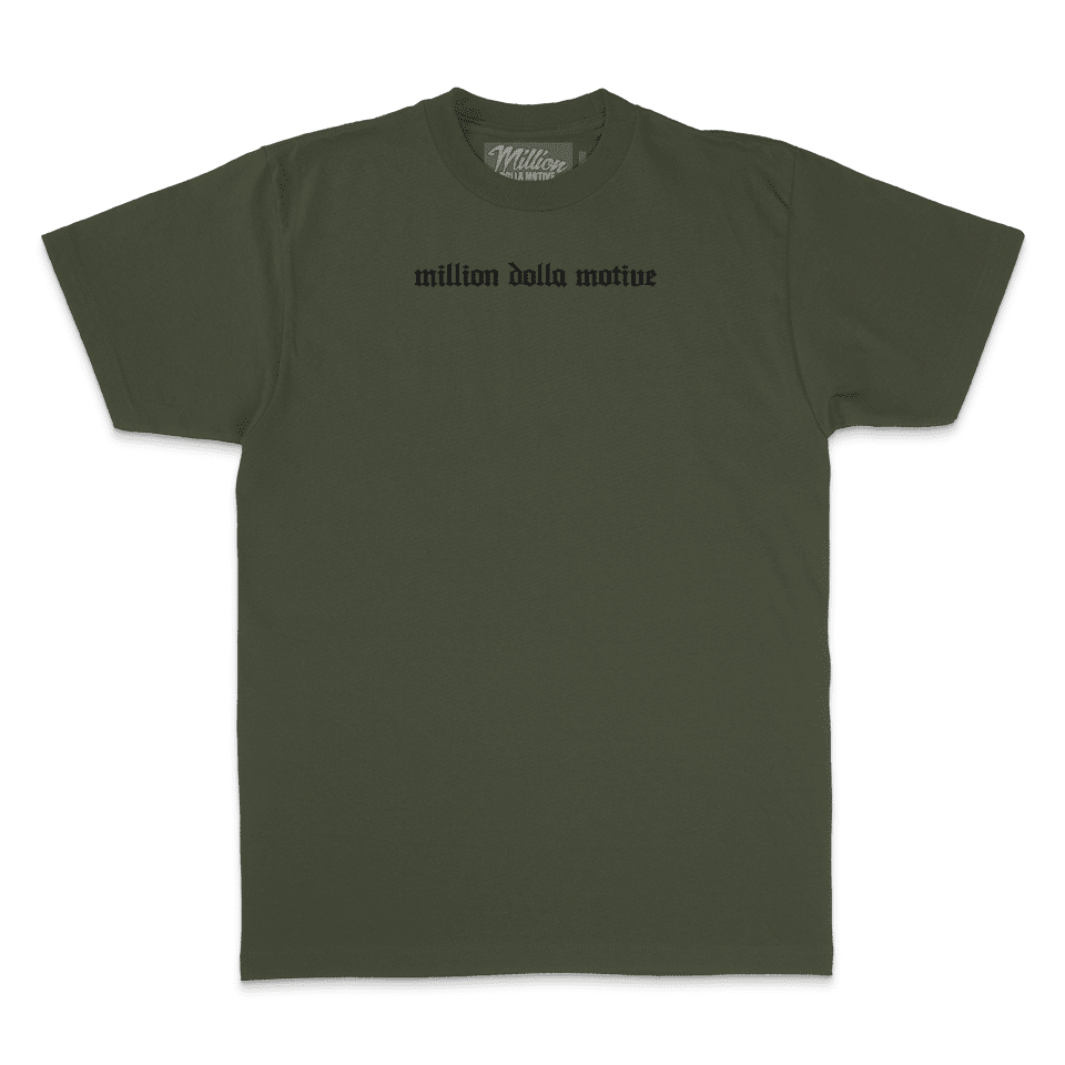 Hustle Builds Strong People - Olive T-Shirt
