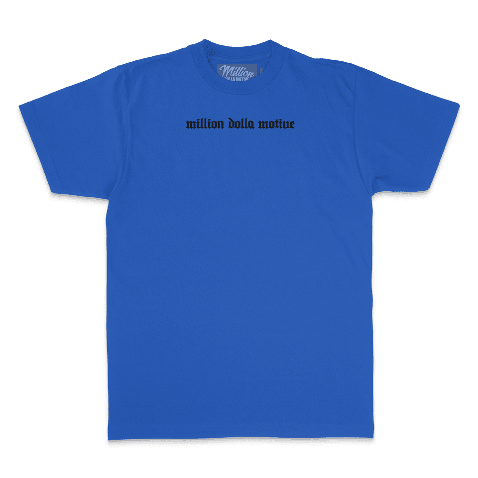 Hustle Builds Strong People - Royal Blue T-Shirt