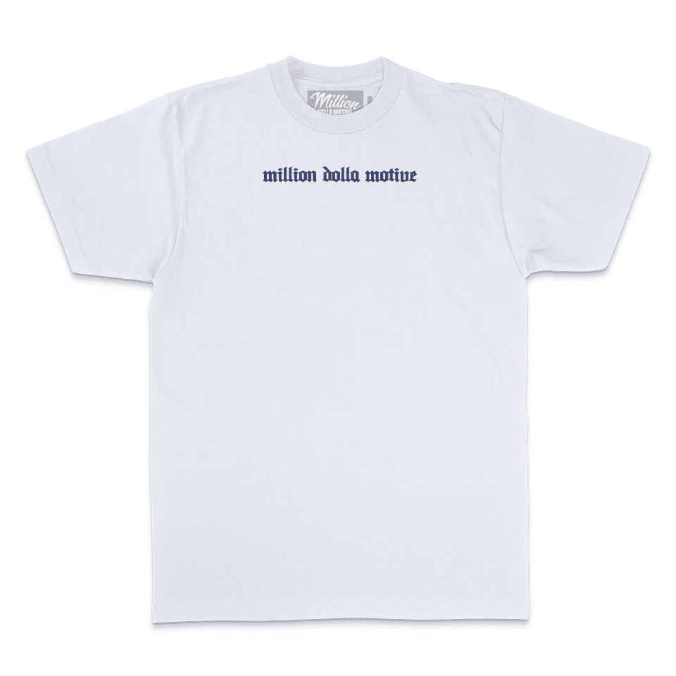 Hustle Builds Strong People - White T-Shirt