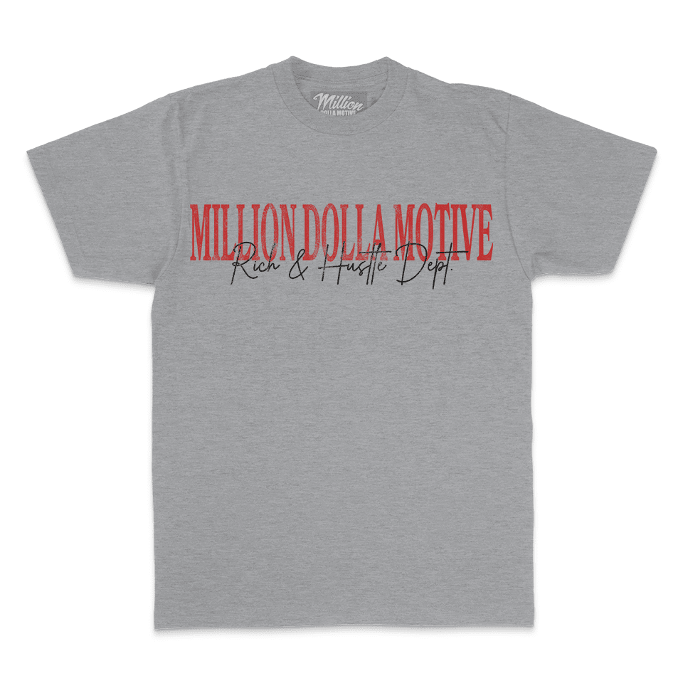 Hustle Invest Live - Heather Grey T-Shirt