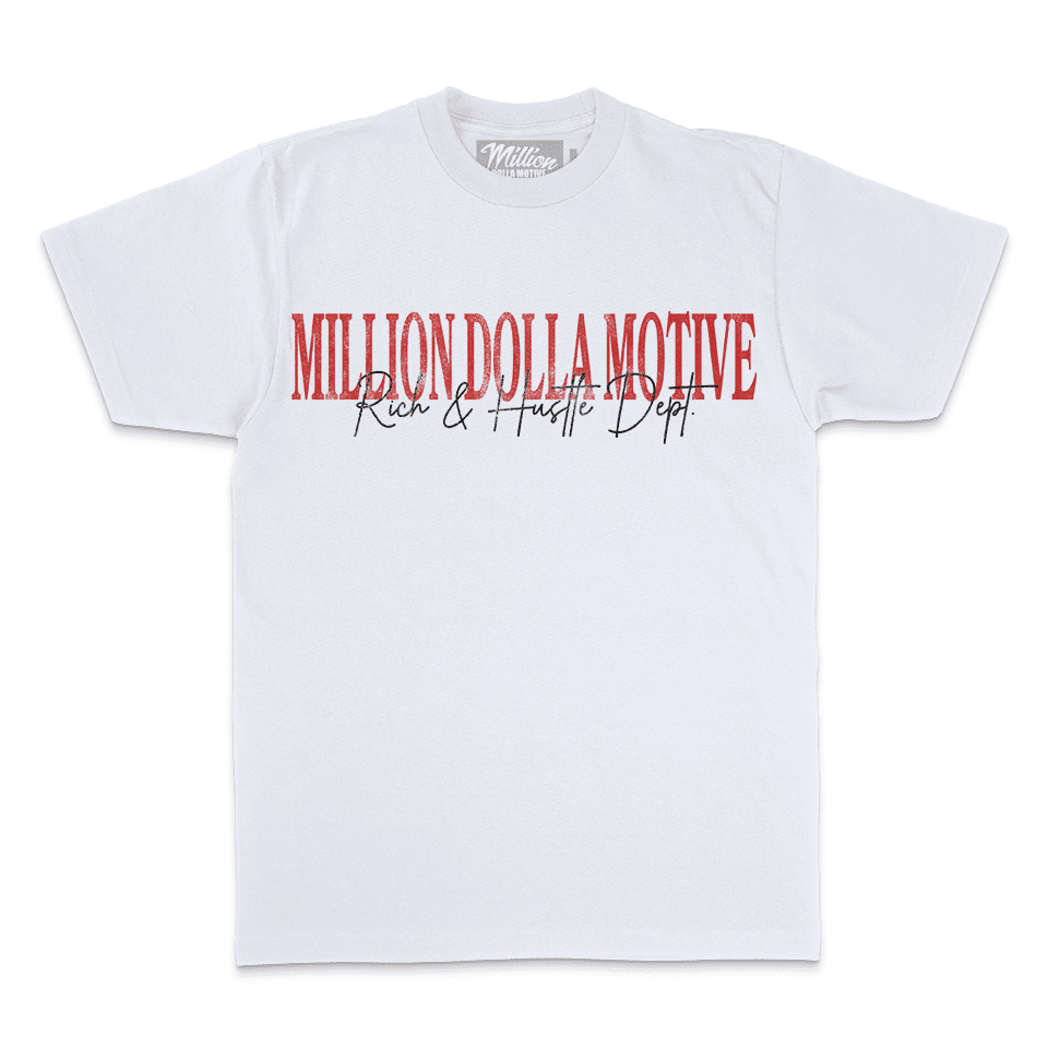 Hustle Invest Live - White T-Shirt