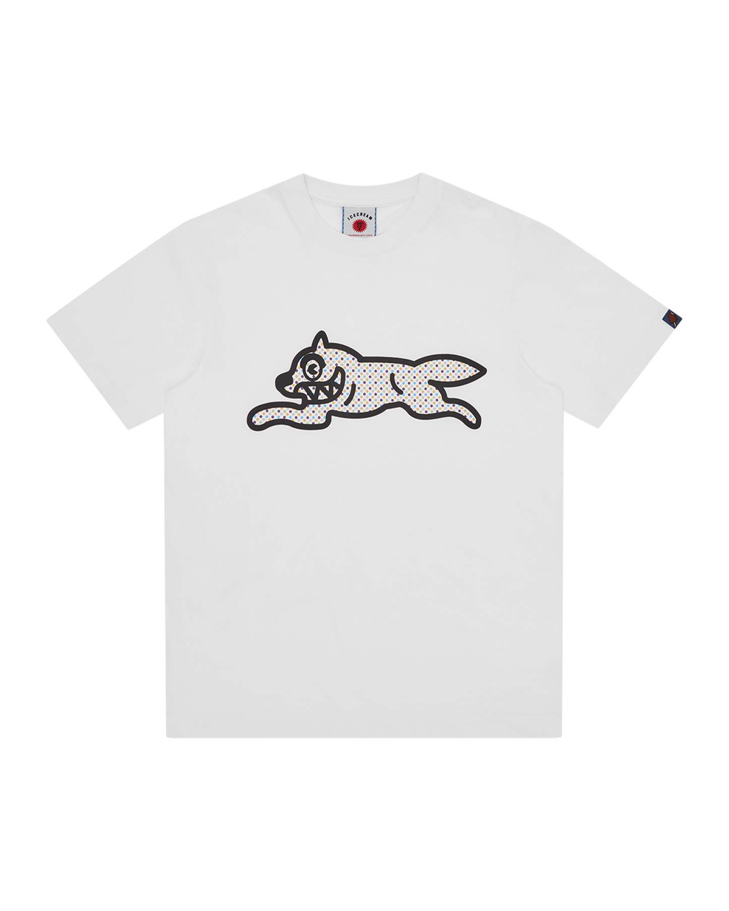 Polka Dot Running Dog T-Shirt Style001