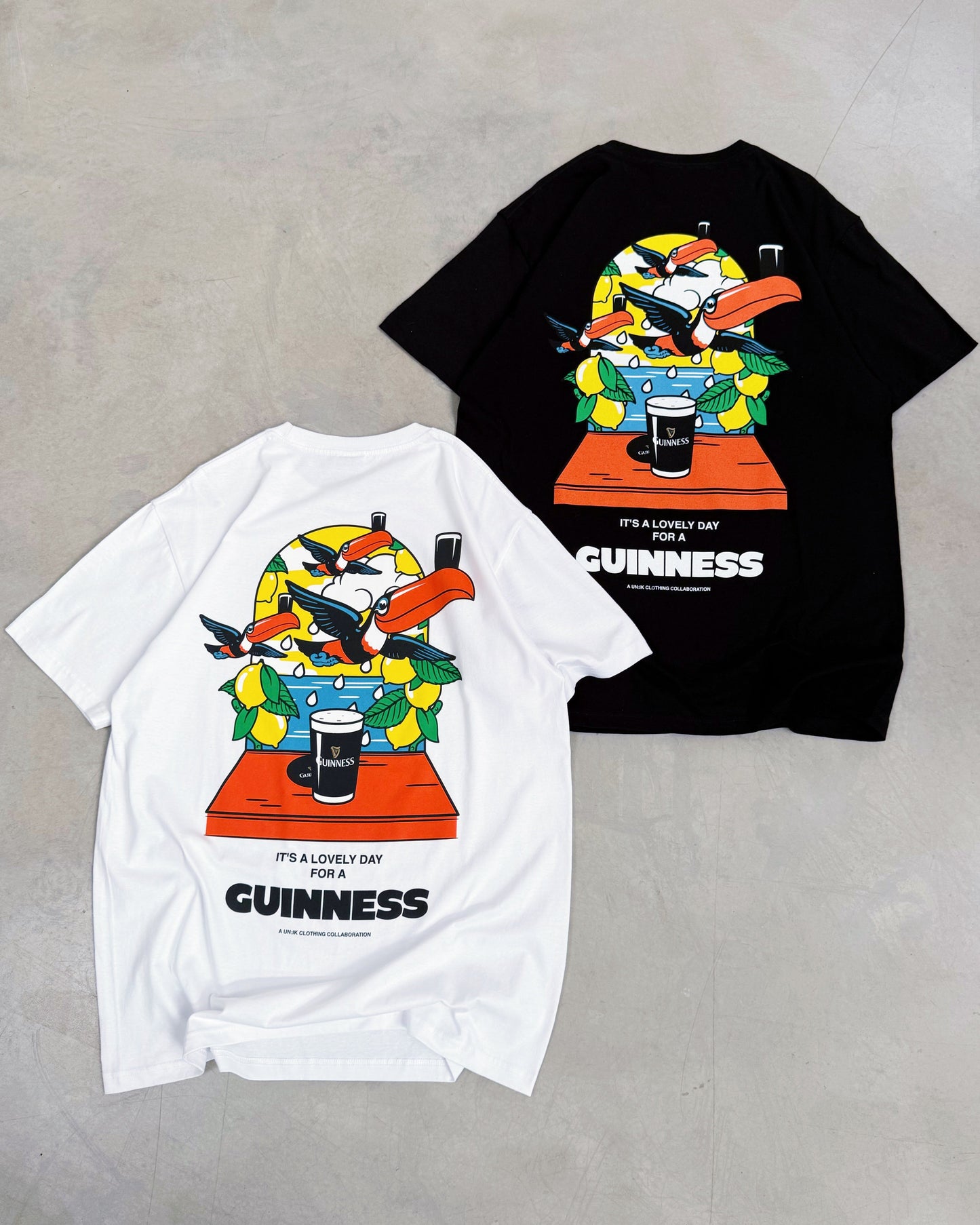 Guinness x UN:IK 'Lovely Drops' Tee - White