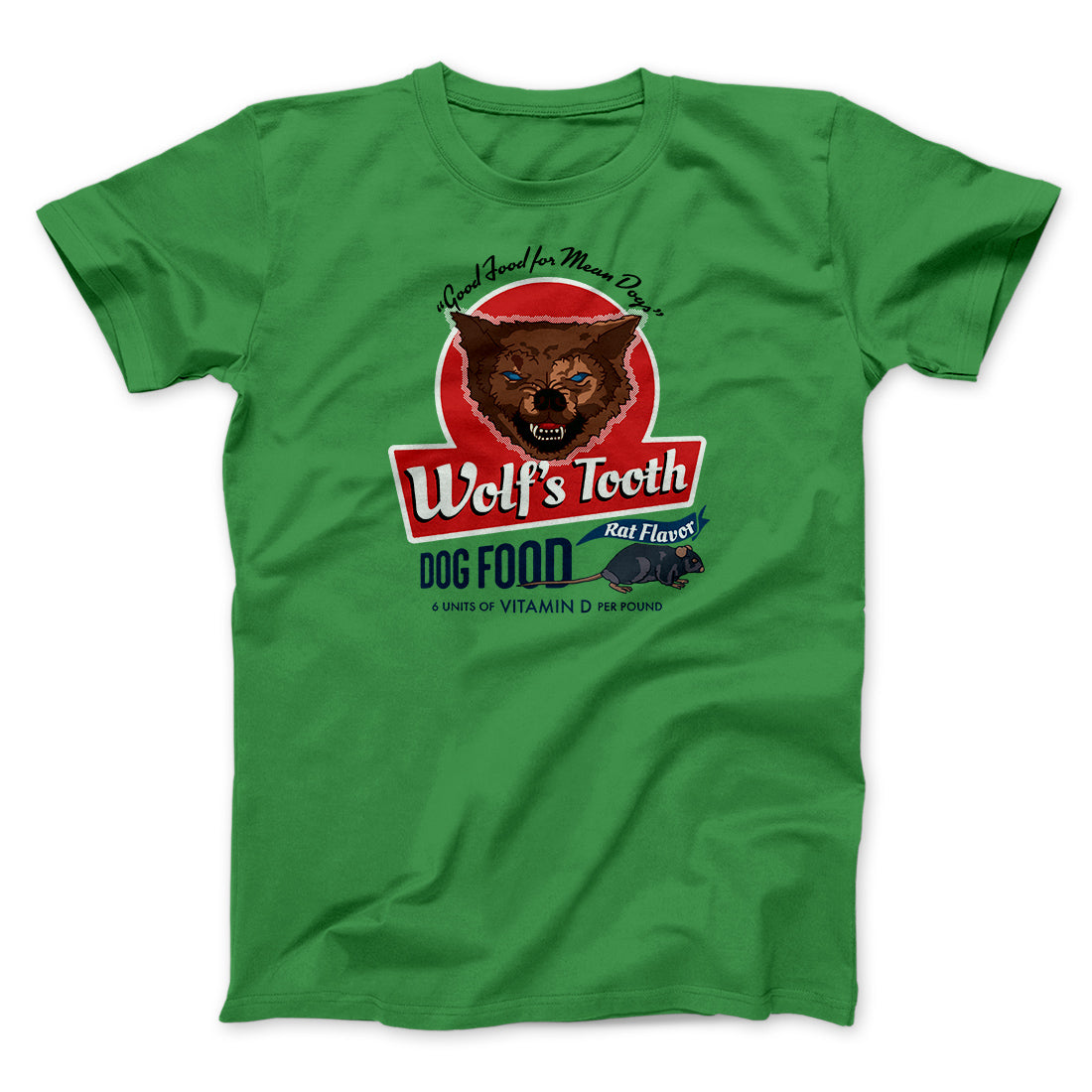 Wolf's Tooth Dog Food Funny Movie Men/Unisex T-Shirt