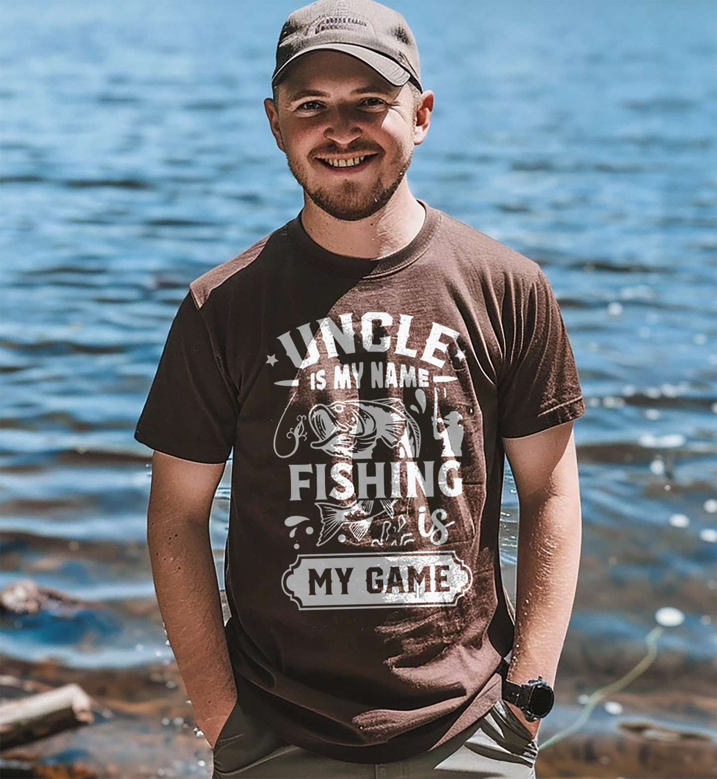 Is My Name Uncle? Fishing My Game T-Shirt