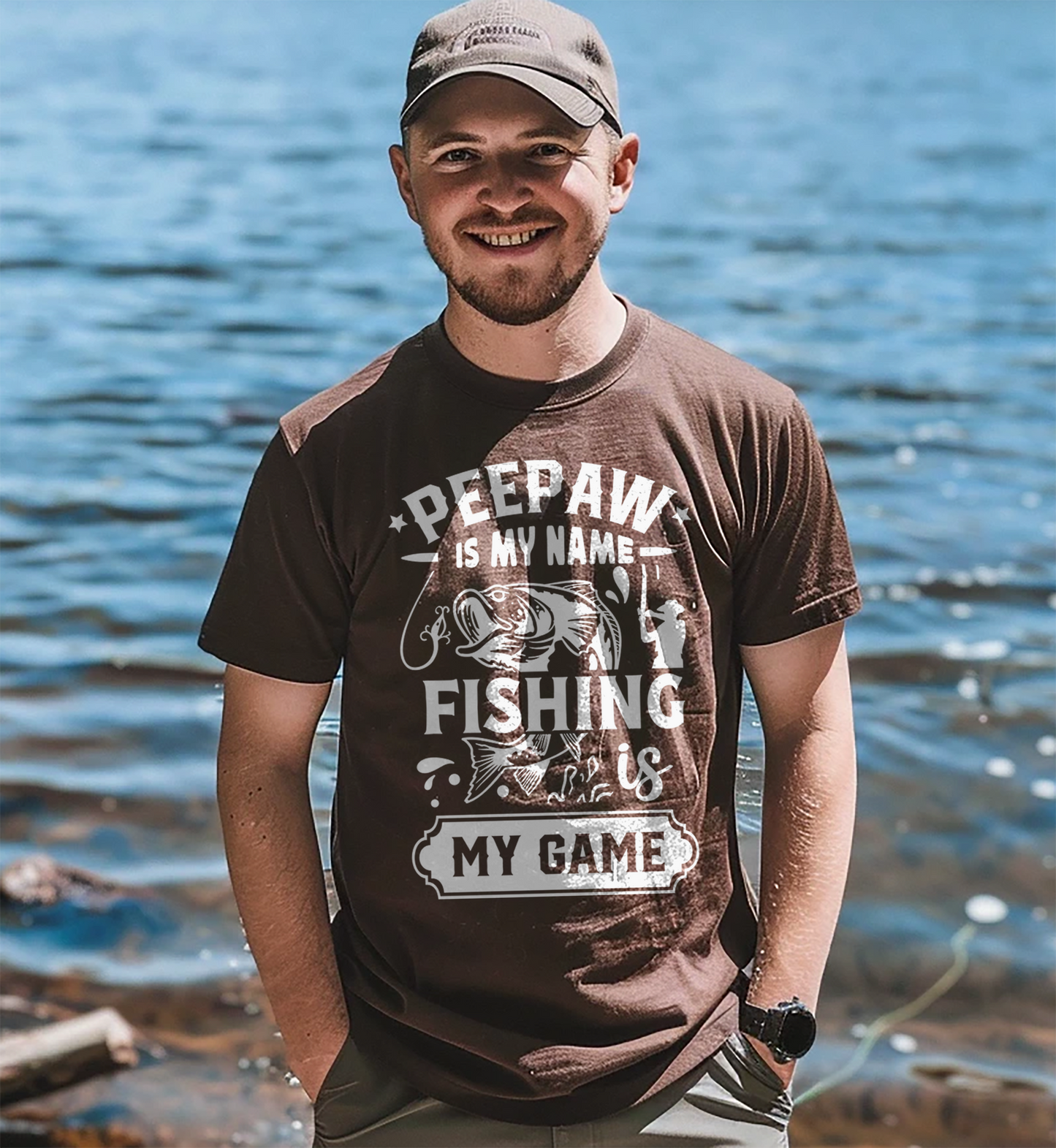 Is My Name Peepaw? Fishing is My T-Shirt