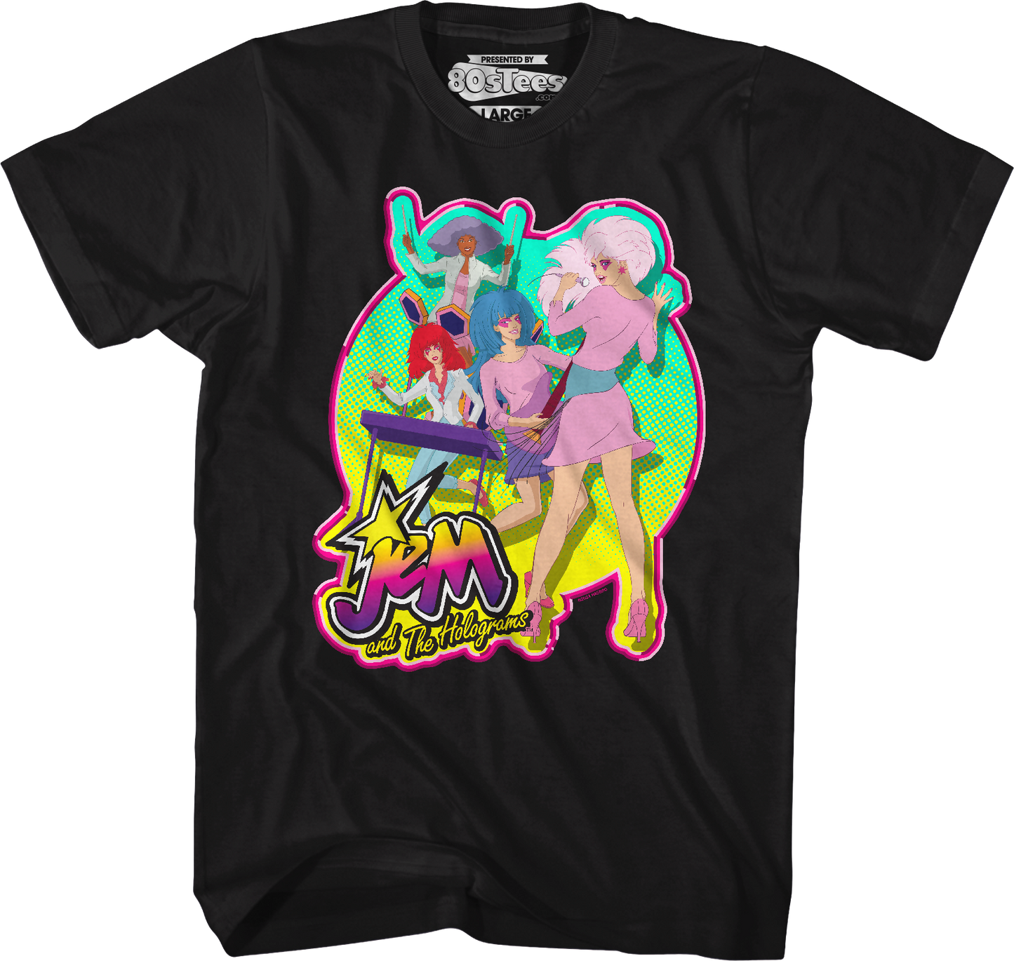 Rock Band Jem And The Holograms T-Shirt