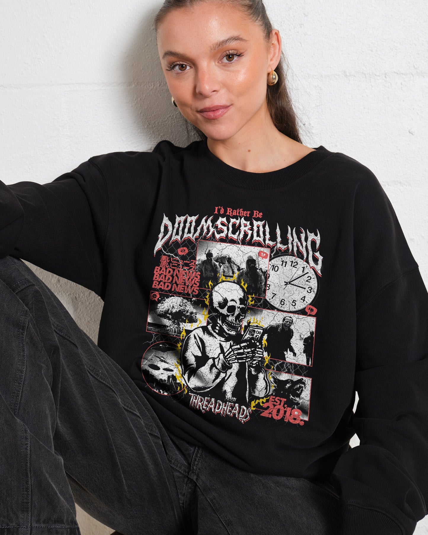 I‚Äôd Rather Be Doom Scrolling Sweatshirt