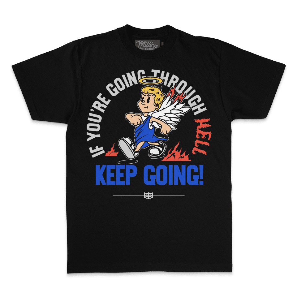 Keep Going - Black T-Shirt
