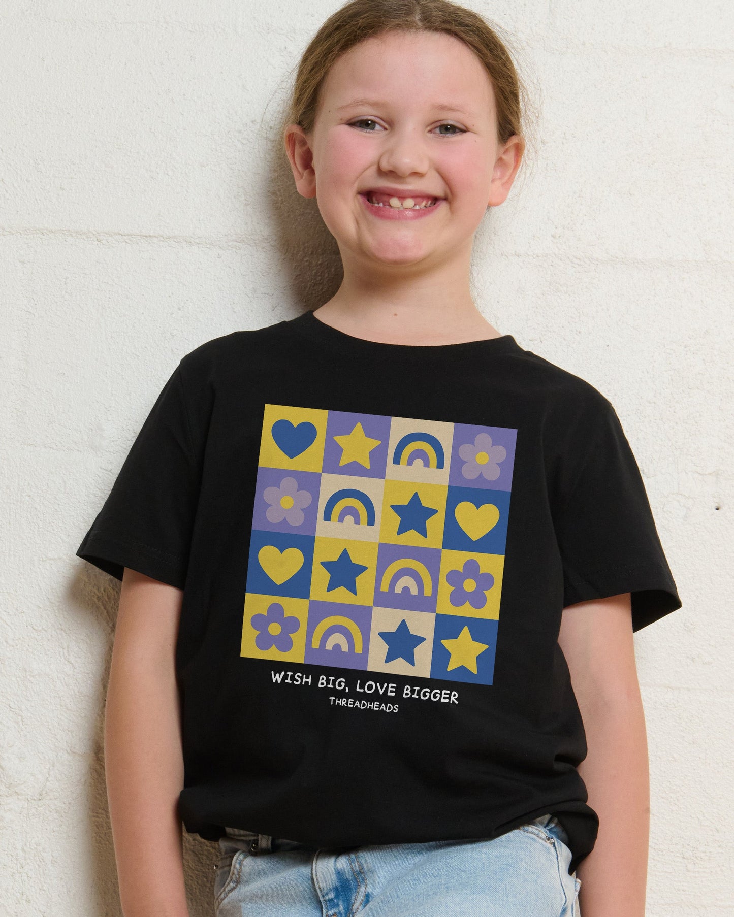 Wish Big, Love Bigger Kids T-Shirt