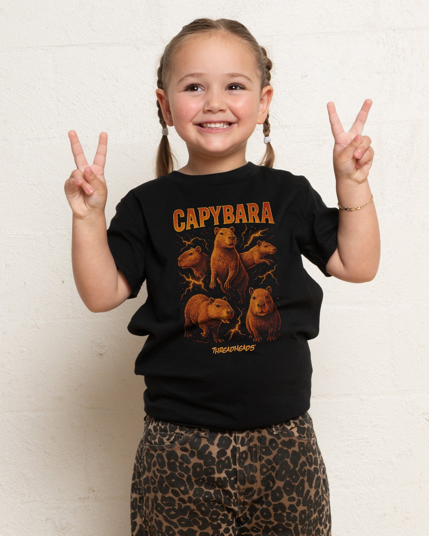 Capybara Collage Kids T-Shirt