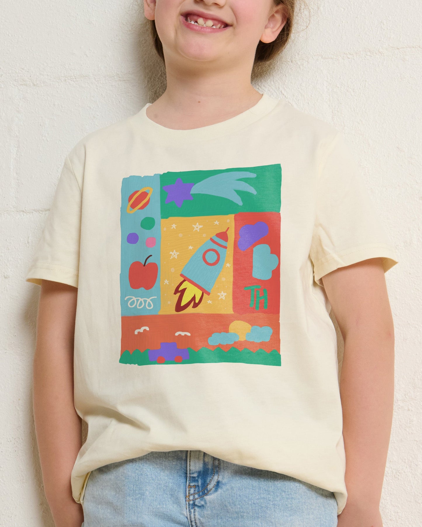 Rocket Painting Kids T-Shirt