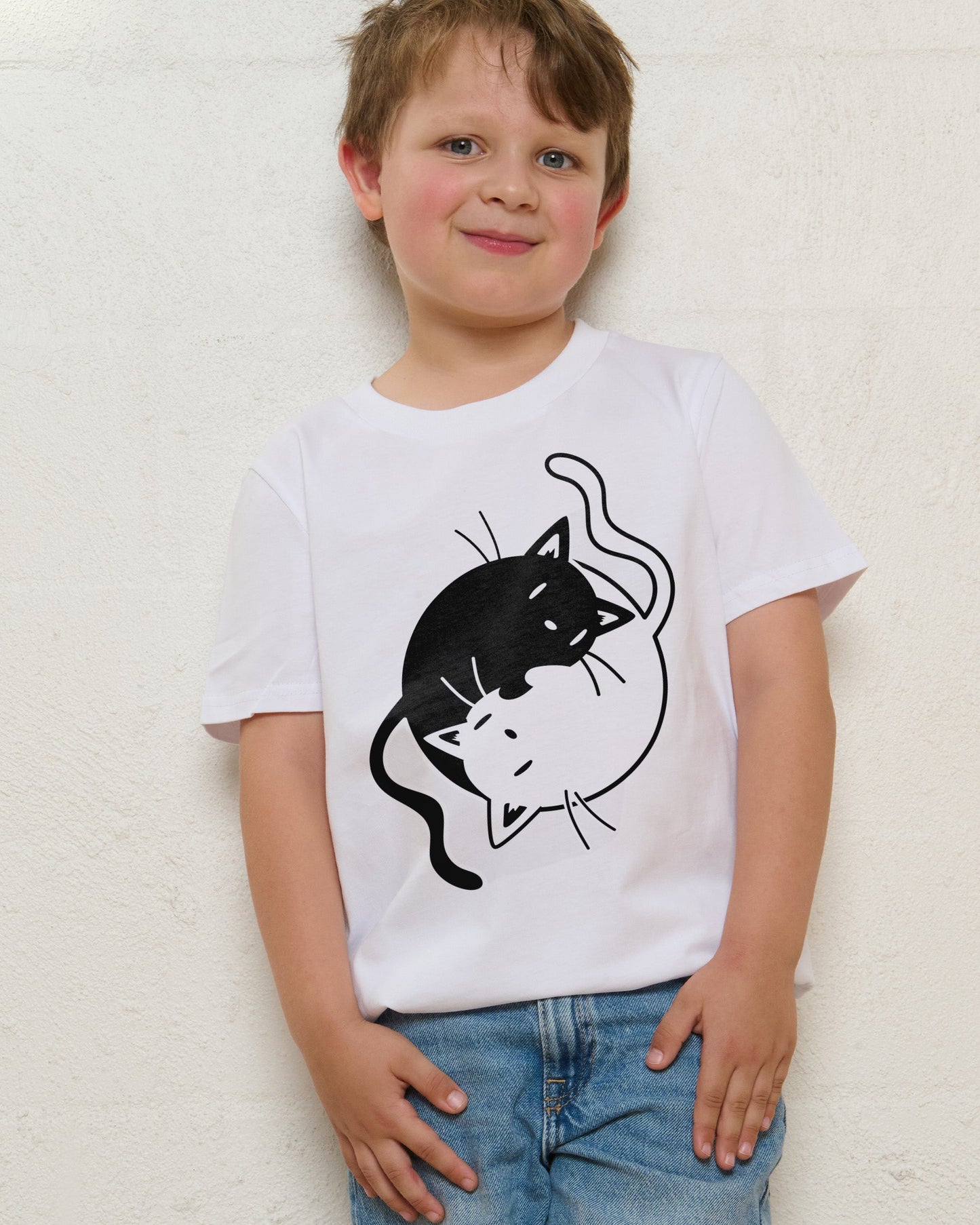 Yinyang Cats Kids T-Shirt