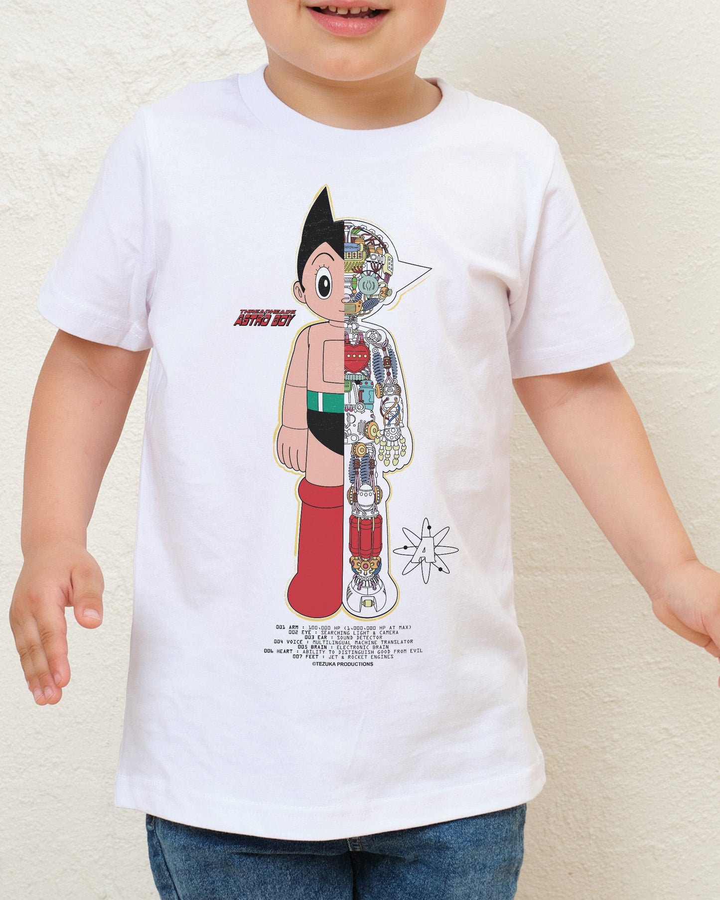 Astro Boy Half Robot Kids T-Shirt