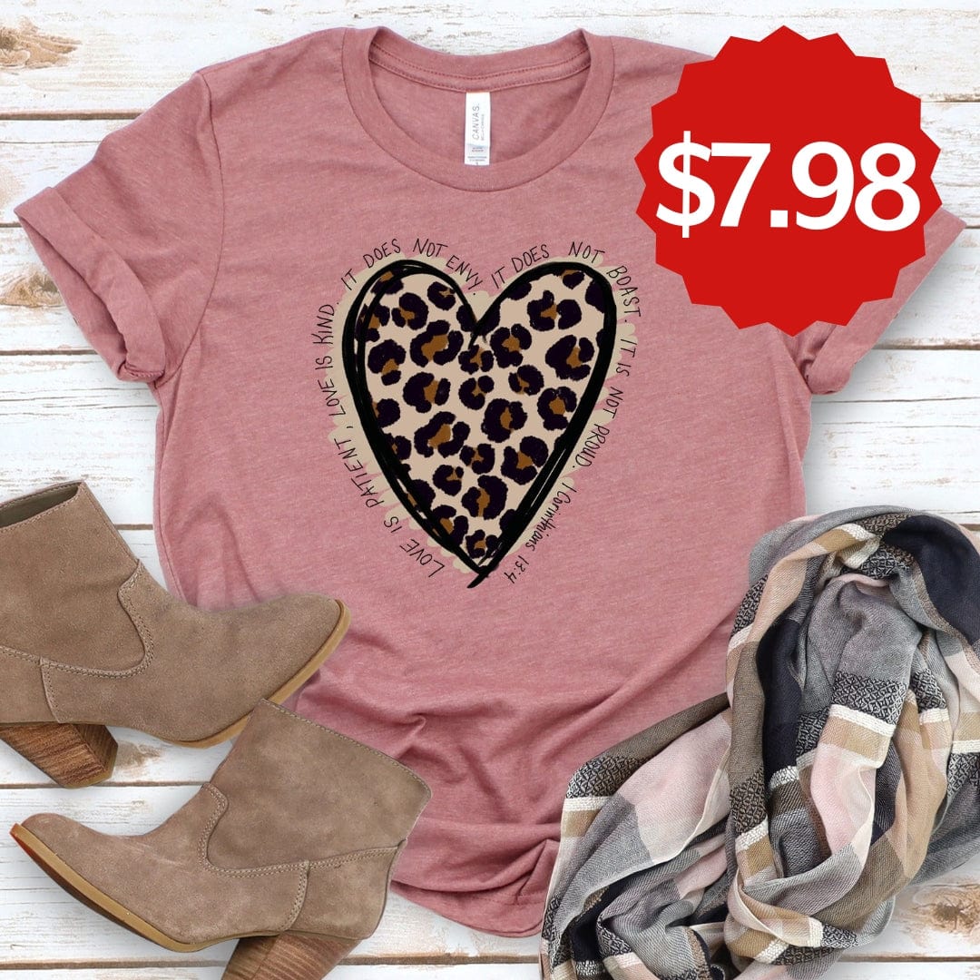 Love Leopard Tee