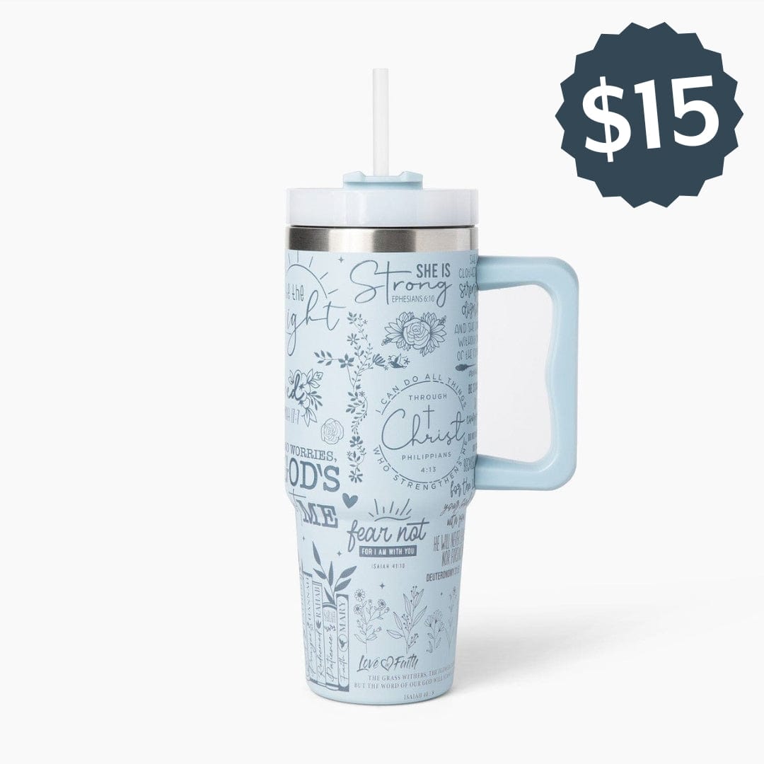 Jesus All Over Print Stainless Steel 30oz Tumbler With Handle