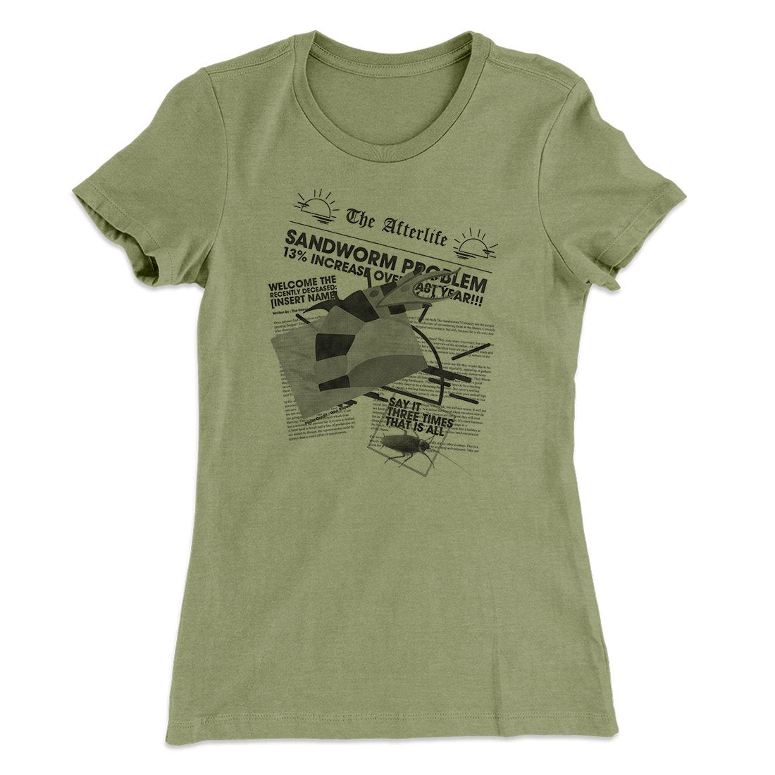 Sandworm Problem Increases Women's T-Shirt