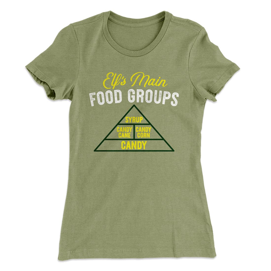 Elf Food Groups Women's T-Shirt