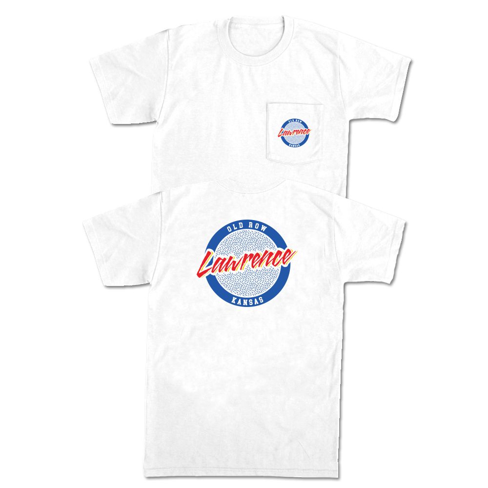 Lawrence, Kansas Circle Logo Pocket Tee